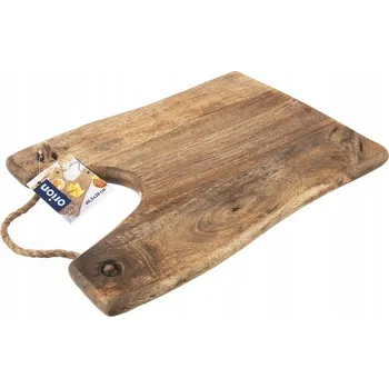Kuchyňské prkénko Dřevěné prkénko MANGO na krájení a servírování sýrů, uzenin a chuťovek 40x28 cm