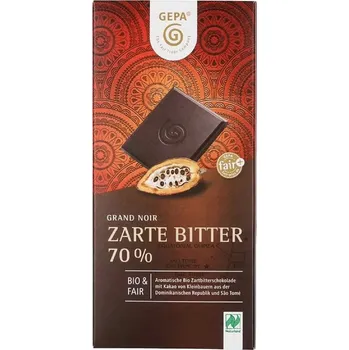 Čokoláda GEPA BIO Hořká čokoláda 70% 100 g