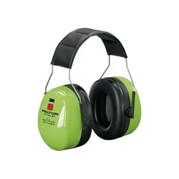 Příslušenství pro sportovní střelbu Sluchátka proti hluku PELTOR Optime III REFLEXNÍ ZELENÁ použitá