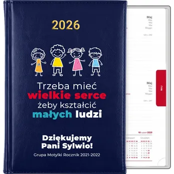 Kalendář Knižní kalendář 2026 A5 modrý