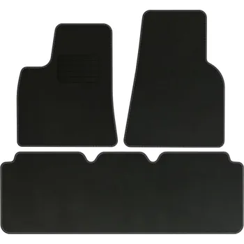 autokoberec Koberce Edecor velurové 3 ks