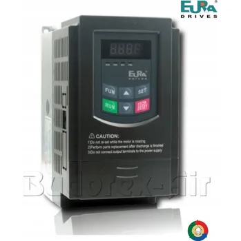 Měnič napětí Frekvenční měnič EURA E2100-0007S2 1F-230V 0,75kW 4,5A.