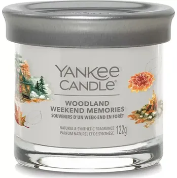 Svíčka Yankee Candle Woodland Weekend Memories signature tumbler malý 122 g