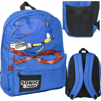 Školní batoh ŠKOLNÍ BATOH JEDNOKOMOROVÝ SONIC VELKÝ PROSTORNÝ 42x32x12 cm