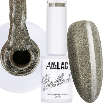 Lak na nehty Hybridní lak ALLELAC 5g Brillant Třpytky Brokát Č.134