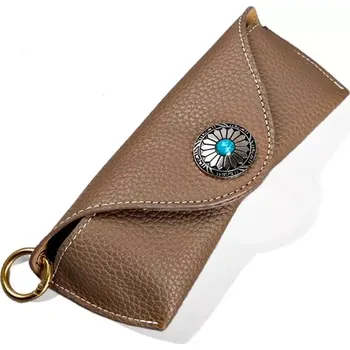 3D brýle Contacts® vintage pouzdro na brýle Tarok hnědé