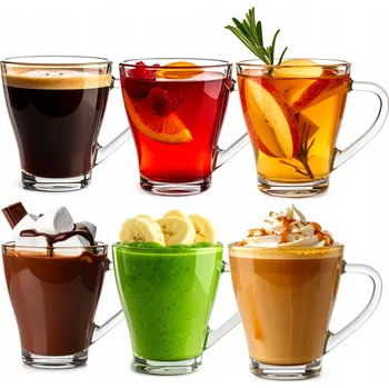 Sklenice Sklenice na kávu a čaj Glasmark 360 ml 6 ks