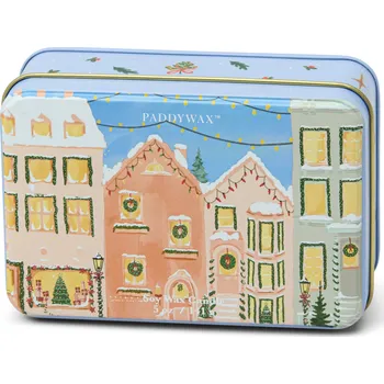 Svíčka Paddywax Vonná svíčka v plechové dóze Christmas Village 141 g