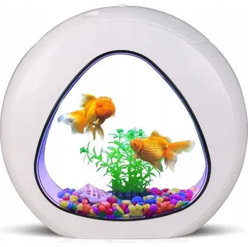 Akvárium SunSun Smart Aqua 4l - akvarijní set, bílý, 4l