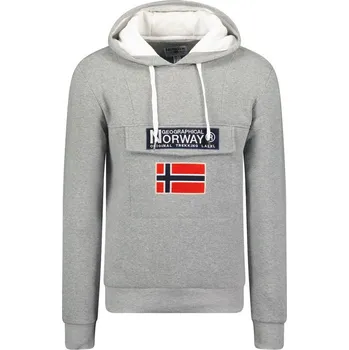 Pánská mikina Geographical Norway Gadrien DB 054 M WW6114H/GN/Blended Grey / White mikina XL