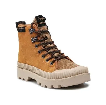 Dámská obuv Pepe Jeans Kotníková obuv Ascot Desert PLS50429 Hnědá 38