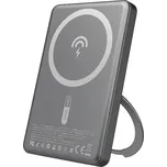 Powerbanka Dudao K28S 20W PD 5000mAh s MagSafe a stojánkem - šedá