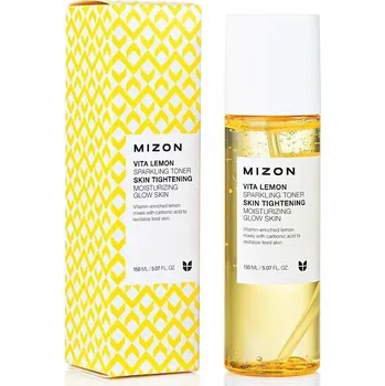 Mizon Vita Lemon Sparkling Toner 150 ml - okysličující toner s vitamínem C a kyselinou hyaluronovou