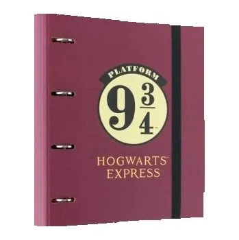 Archivační box Kroužkový pořadač se spojovací svorkou Harry Potter: Nástupiště 9 3/4 (28 x 32 x 7 cm)