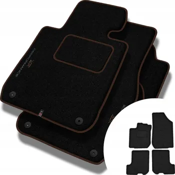 autokoberec Velurové autokoberce Motos 4 ks