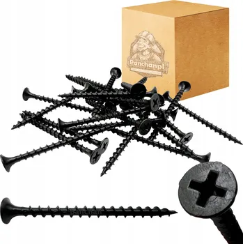 Vrták Šrouby do dřeva PanChanPL G-K černé fosfátované 3,5 x 55 mm 1 kg