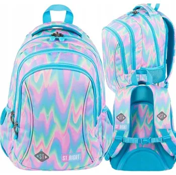 Školní batoh vícekomorový St.Right vícebarevný 20 l