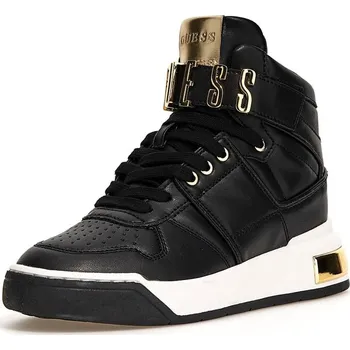 Dámské tenisky Dámské Vysoké tenisky GUESS CORTEN FL5CTNELE12-BLKPL – Černá 39