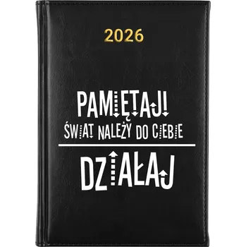 Kalendář Knižkový kalendář 2026 A5 černý