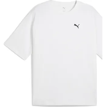 Pánské tričko Pánské Tričko s krátkým rukávem PUMA WARDROBE ESS BOXY TEE 62964502 – Bílá S