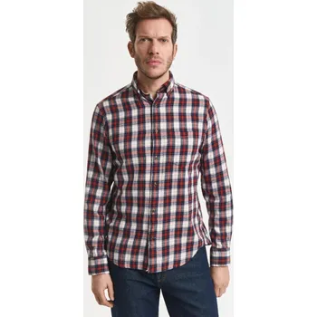 Pánská košile KOŠILE GANT REG WINDBLOWN FLANNEL CHECK SHIRT MODERN RUST