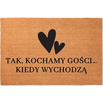 Rohožka Hotová gumová kokosová rohožka 40 x 60 cm