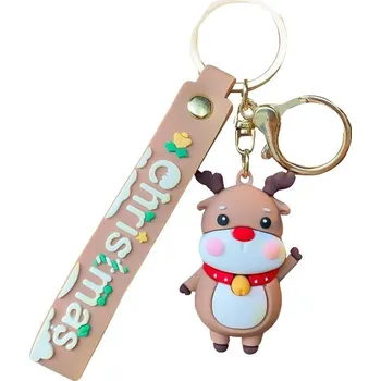 Carla Klíčenka Renifer hnědá One size