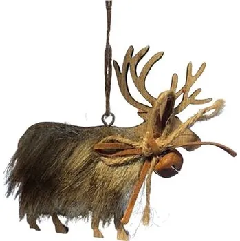 Vánoce COLMORE BY DIGA Ozdoba Jelen s rolničkou