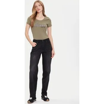 Guess Jeans Jeansy W5BA3O D0142 Černá Relaxed Fit 29_32