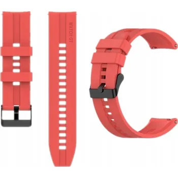 Řemínek na hodinky Červený řemínek KBR Games pro Huawei 20mm