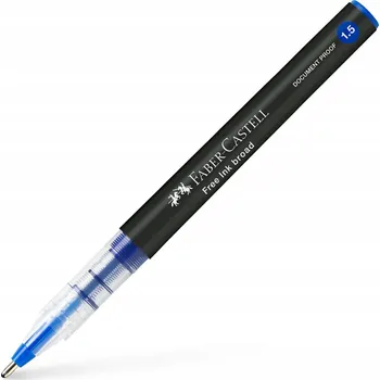 FABER-CASTELL Liner kuličkový fix propiska Free Ink 1,5 mm MODRÝ