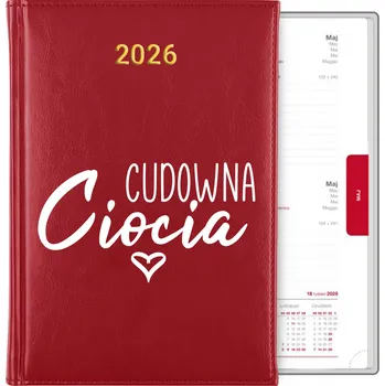 Kalendář Knižní kalendář 2026 A5 červený