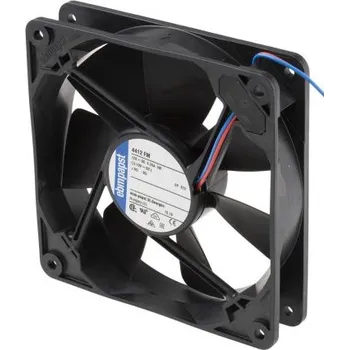 PC ventilátor ebm-papstAxiální ventilátor 12 V DC DC, průtok vzduchu: 140m³/h 3.2W267mA, 119 x 119 x 25mm