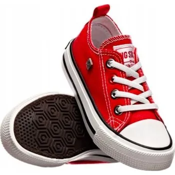Dívčí tenisky Big Star dětské tenisky červené, velikost 22