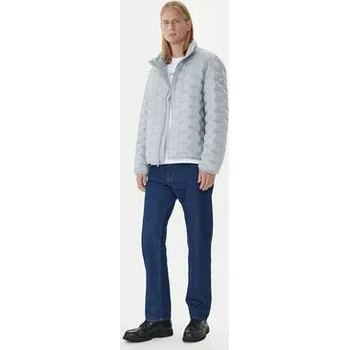 Pánské oblečení Calvin Klein Vatovaná bunda LV04LD520G Šedá Regular Fit XXL