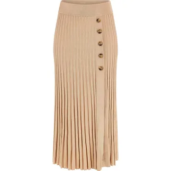 Dámská sukně Dámské Sukně GUESS SHOPIE PLEATED SKIRT SWTR W4RD99Z3D60-G1L7 – Hnědá L