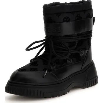 Dámská zimní obuv Dámské Sněhule GUESS DRERA FL8DRAFAL10-BLACK – Černá 38