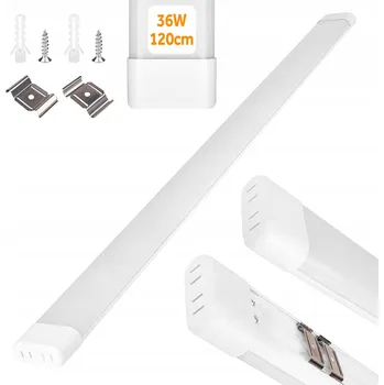 LED panelová lampa 120 cm 36 W stropní svítidlo do garáže nástěnný stropní