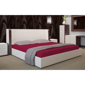 Prostěradlo Prostěradla vínové barvy Šířka: 90 cm | Délka: 200 cm