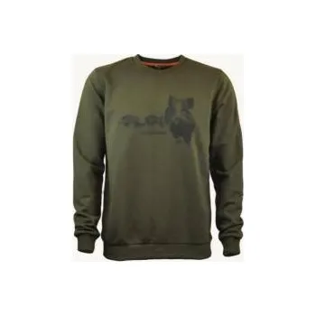 Pánská mikina C.I.T. TRADE s.r.o. Myslivecká mikina s potiskem divočáka - Velikost XL