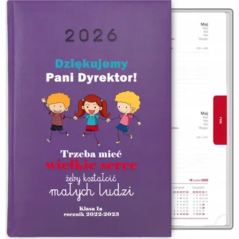 Kalendář Knihový kalendář 2026 A5 fialový