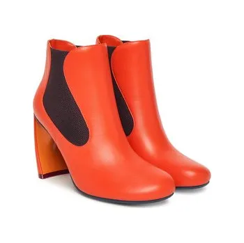 Dámské kozačky Polokozačky United Nude Zuma Flow Hi 1095492416 Oranžová 36