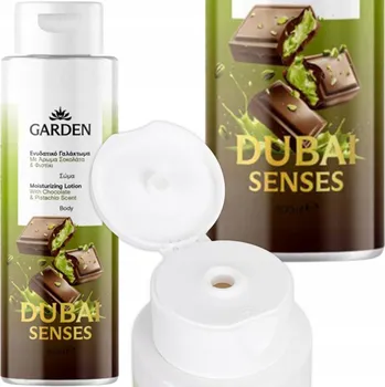 Tělové mléko Garden TĚLOVÉ MLÉKO s vůní čokolády a pistácií Dubai Senses 300 ml