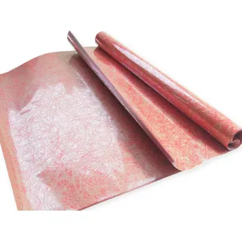 CELOFÁN FÓLIE na balení dárků SVATBA VÁNOCE červeno-zlatá 70x50cm