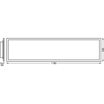 Lampička OSRAM SMART+ WiFi LED panel PLANON MAGIC bílý 120 cm RGB CCT bílá LED 36 W celkem - Doprava zdarma