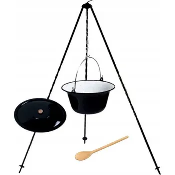 kotlíky Kvalitní smaltovaný kotlík 13 L + stojan