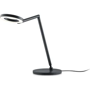 Lampička Knapstein Stolní lampa LED Tessa-T, černá, CCT, ovládání gesty - Ø stínidla 15 cm, Ø podstavce 22 cm LED 17 W celkem - Doprava zdarma