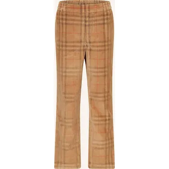 Burberry Dětské Manšestrové Kalhoty, světle hnědá / černá /...