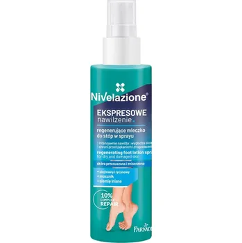 Kosmetika na nohy Farmona Nivelazione Regenerační Mléko na nohy ve spreji 100 ml