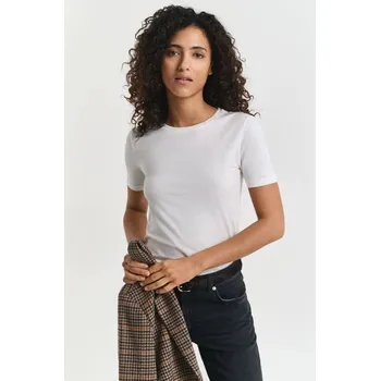 TRIČKO GANT LIGHT COTTON SS T-SHIRT WHITE